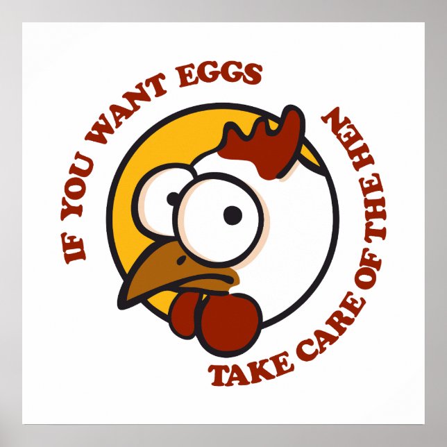Affiche Prenez soin de la poule 1 (Devant)