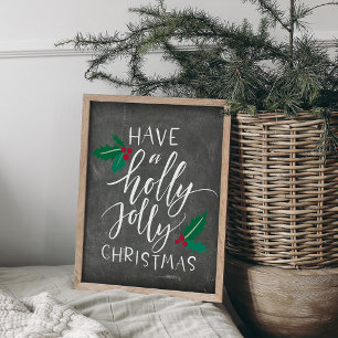 Affiche Prenez un Holly Jolly Christmas