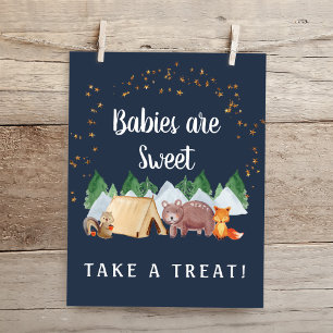 Affiche Prenez Une Soirée De Traite Baby shower Animaux Bo