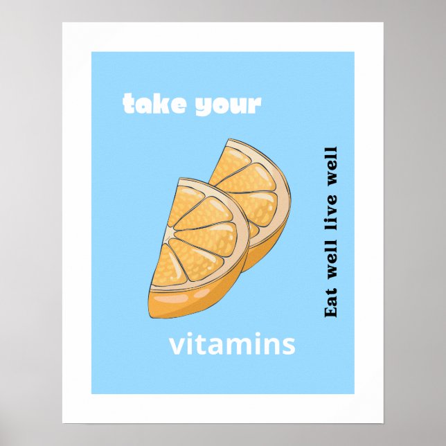 Affiche Prenez vos vitamines (Devant)