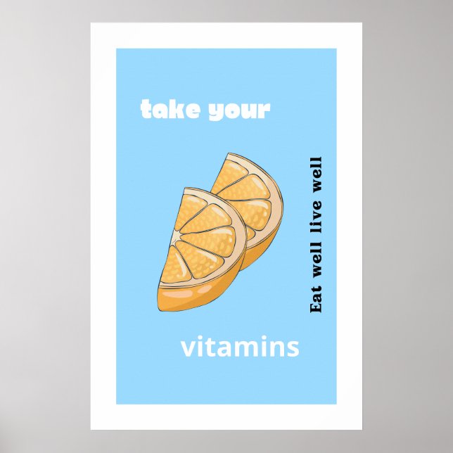 Affiche Prenez vos vitamines (Devant)