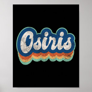 Affiche Prénom garçon style vintage 70s 80s personnalisé 