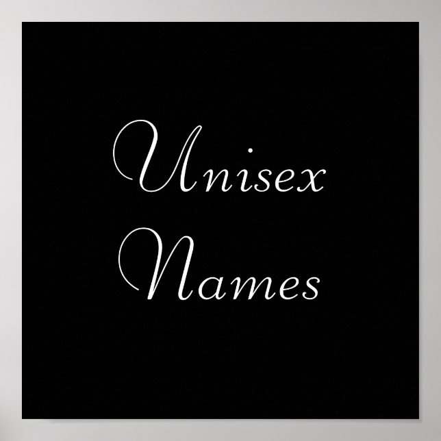 Affiche Prénoms (Devant)