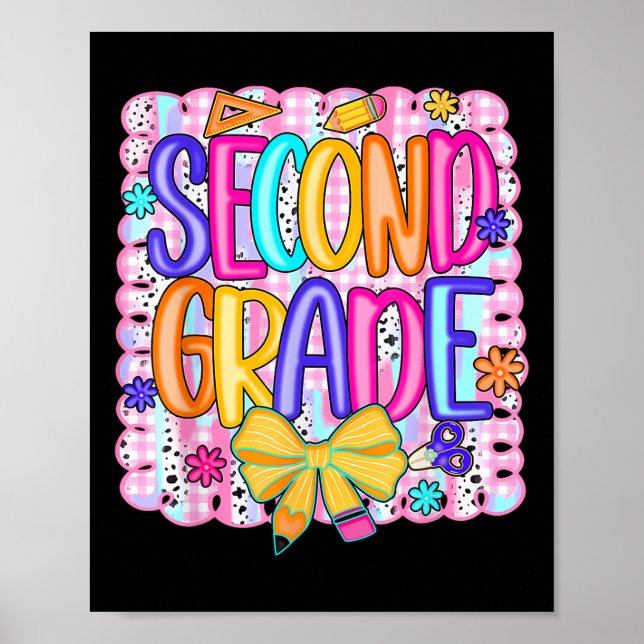 Affiche Prépa Deuxième 2e année Retour à l'école Coquette  (Devant)