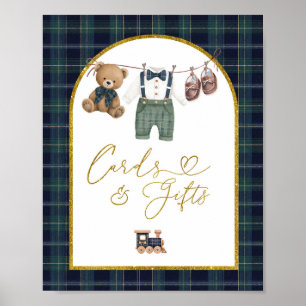 Affiche Préparé un peu cartes et cadeaux de gentleman