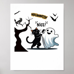 Affiche Préparez-vous à une fête d'Halloween niçois tactil