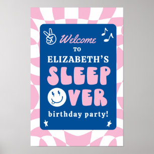 Affiche Préppy Dormir pendant l'anniversaire Accueil