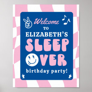 Affiche Préppy Dormir pendant l'anniversaire Accueil