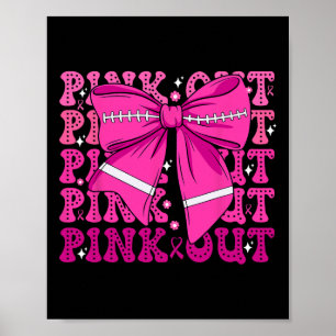 Affiche Preppy Pink Out Footll Tacker Certificateur du can