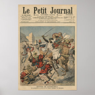 Affiche Près de Casablanca les goumiers chargent