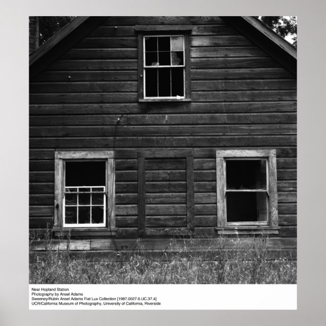 Affiche Près de Hopland Station par Ansel Adams (Devant)