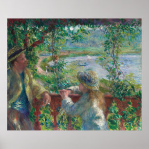 Affiche Près du lac (1879) Pierre-Auguste Renoir