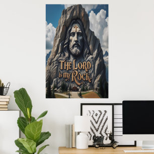 Affiche Présence divine parmi les montagnes
