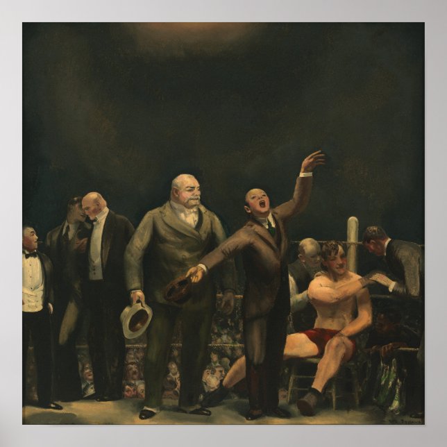 Affiche Présentation de John L. Sullivan par George Bellow (Devant)