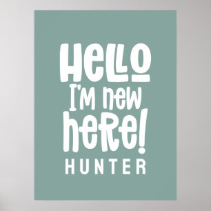 Affiche Présentation de photo blush rose floral élégant