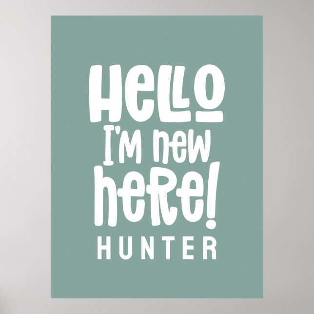 Affiche Présentation de photo blush rose floral élégant (Devant)