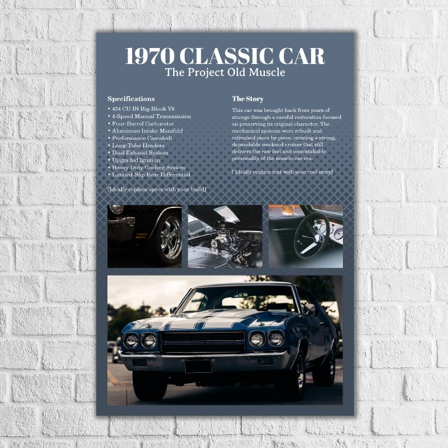 Affiche Présentation de salon automobile (Créateur téléchargé)