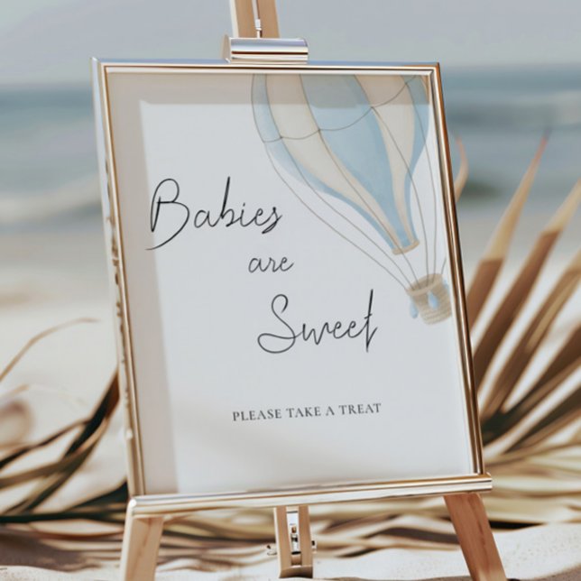 Affiche Présentation de table de friandises pour Baby Show (Créateur téléchargé)