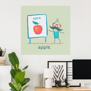 Affiche Présentation d'une Apple