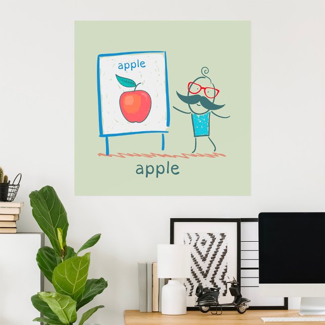 Affiche Présentation d'une Apple (Créateur téléchargé)
