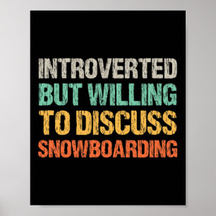 Affiche Présenté La Volonté De Discuter De L'Avent De Snow
