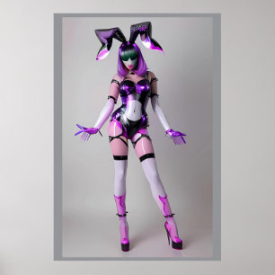 Affiche Présenter Comme Lapin