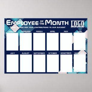 Affiche présentoir pour employé du mois tech pour photos 4