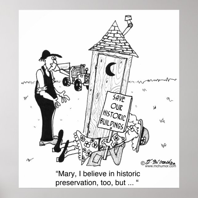 Affiche Préservation historique des Outhouses ? (Devant)