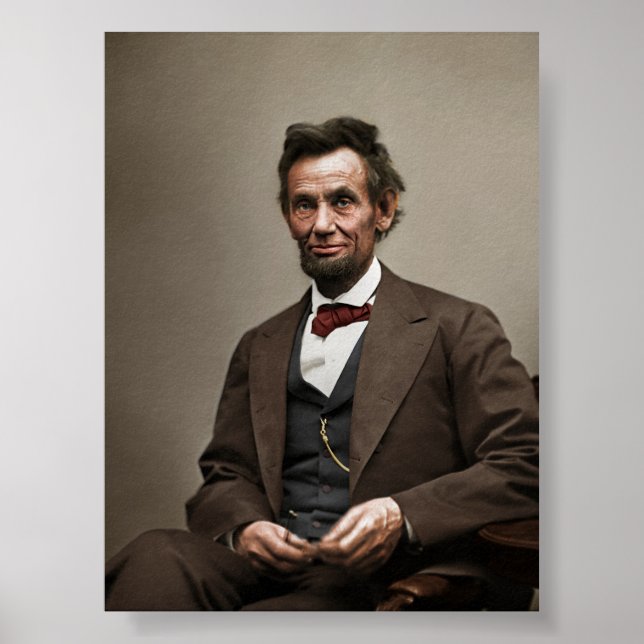 Affiche Président Abraham Lincoln (Devant)