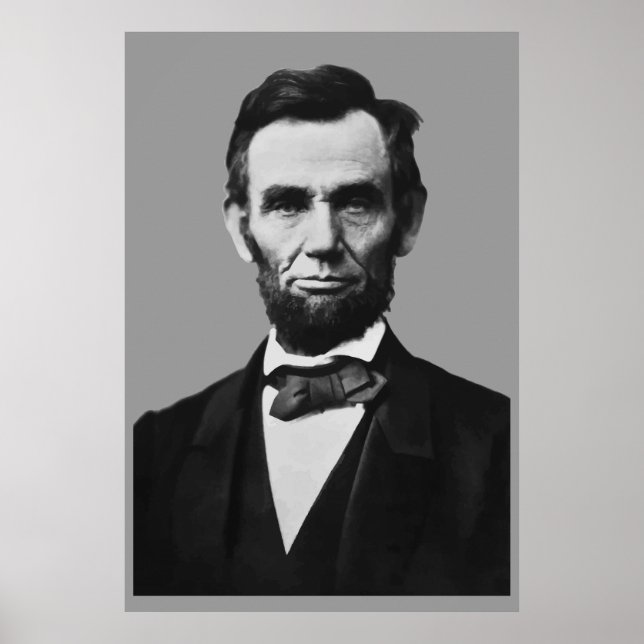 Affiche Président Abraham Lincoln (Devant)