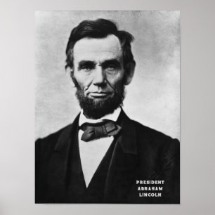 Affiche Président Abraham Lincoln USA