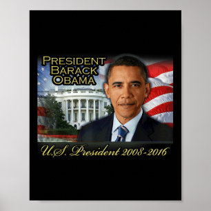 Affiche Président Barack Obama 2008-2016 Président des Éta