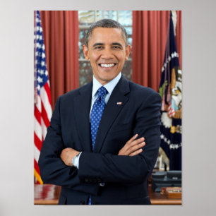 Affiche Président Barack Obama 2ème mandat Photo officiell