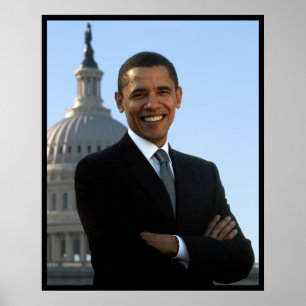 Affiche Président Barack Obama Portrait de sénateur