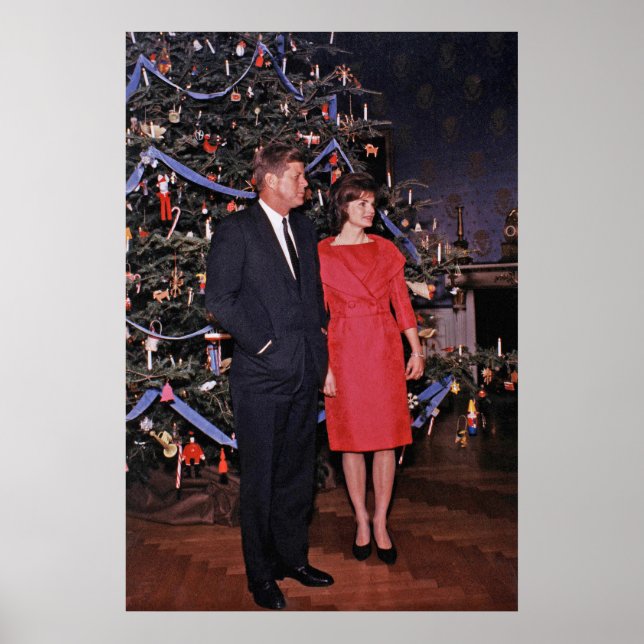 Affiche Président de Noël John & Jacqueline Kennedy (Devant)