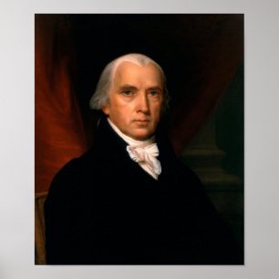 Affiche President James Madison Portrait - John Vanderlyn