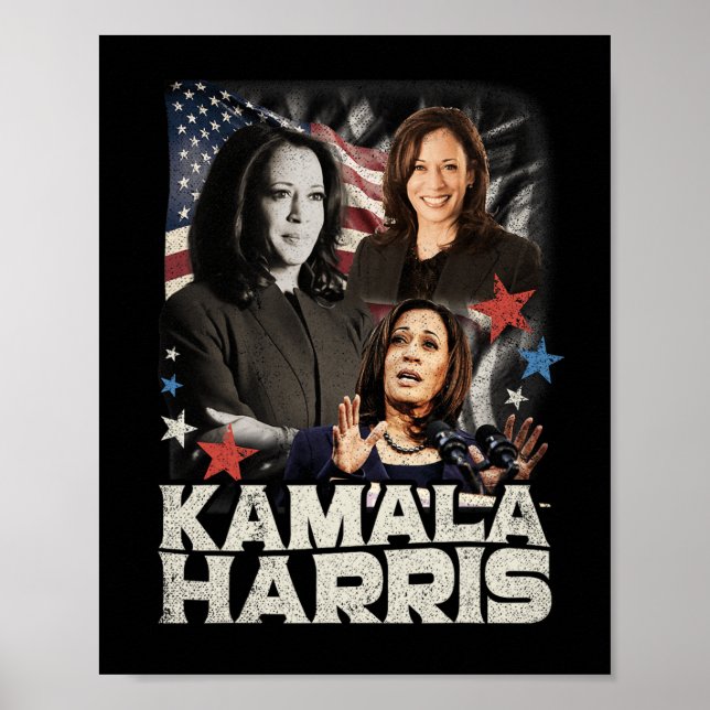 Affiche Président Kamala Harris Nous ne reviendrons pas 20 (Devant)