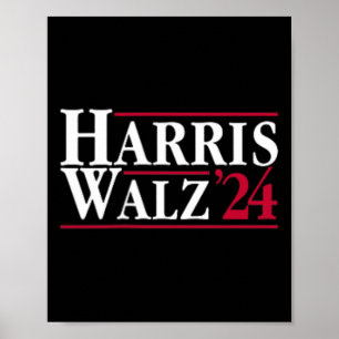 Affiche Président Kamala Harris Tim Walz Vp Brat Cat Ladie