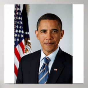 Affiche Président Obama, Portrait officiel