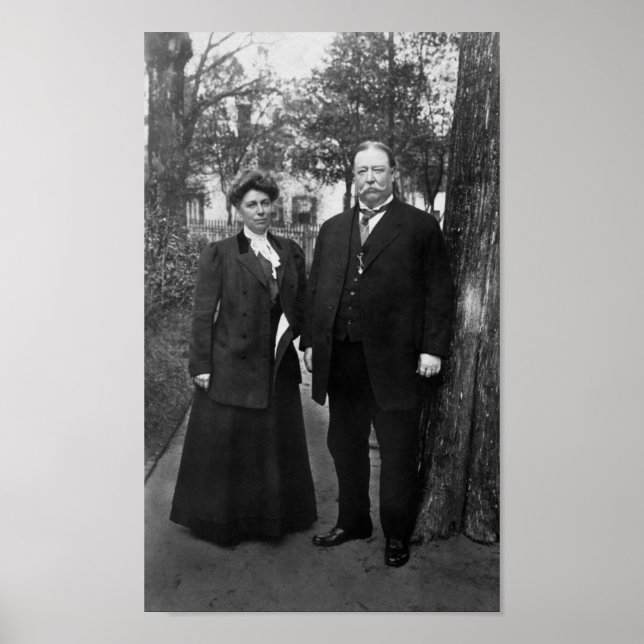 Affiche Président Taft et Première Dame Helen Taft - 1909 (Devant)