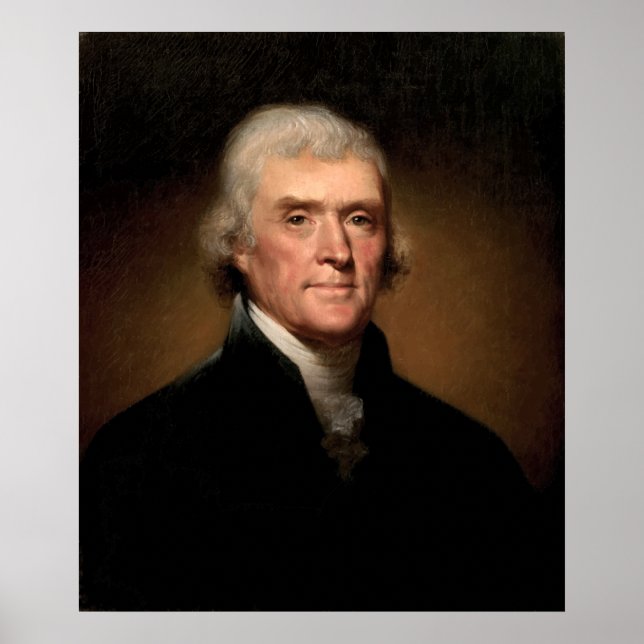Affiche Président Thomas Jefferson (Devant)