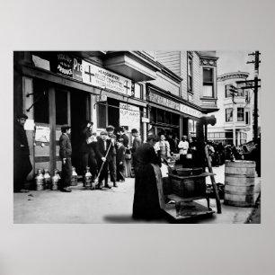 Affiche Presidio Heights Quake Relief - San Francisco 1906