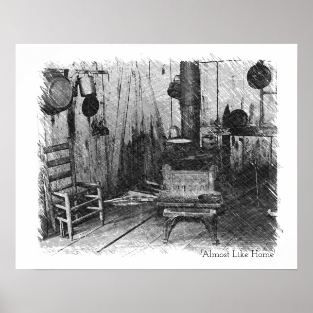 Affiche Presque comme Accueil vintage (Devant)