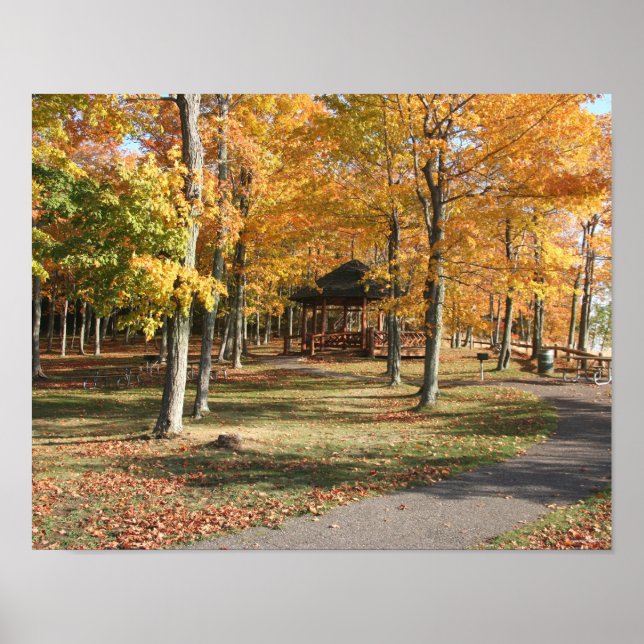 Affiche Presque Isle Park le jour d'automne (Devant)