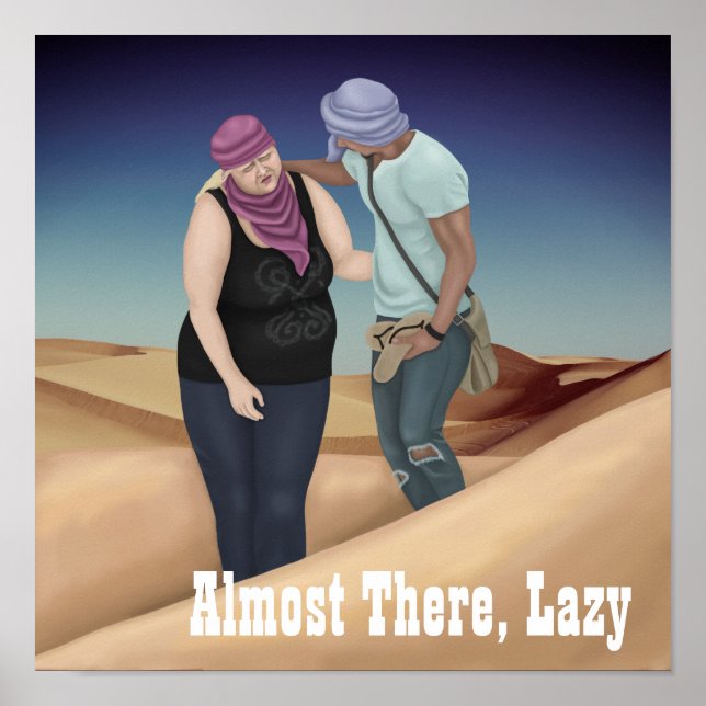 Affiche Presque Là, Lazy (Devant)