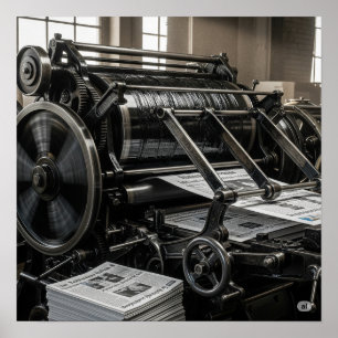 Affiche Presse vintage