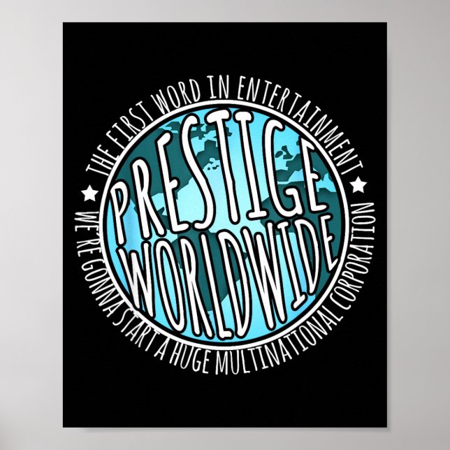 Affiche Prestige Worldwide Entertainment Funny Movie Quote (Devant)