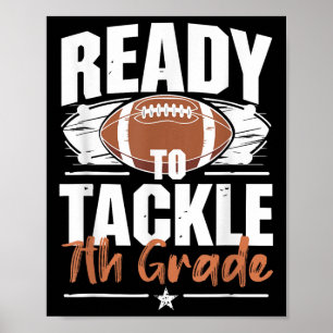 Affiche Prêt À Remettre Le Football De 7E Année À L'École
