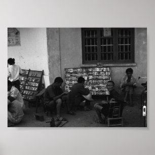 Affiche Prêt de livres anciens en Chine à Changsha
