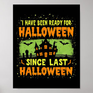 Affiche Prêt Pour Halloween Depuis Dernier Addict Essentia